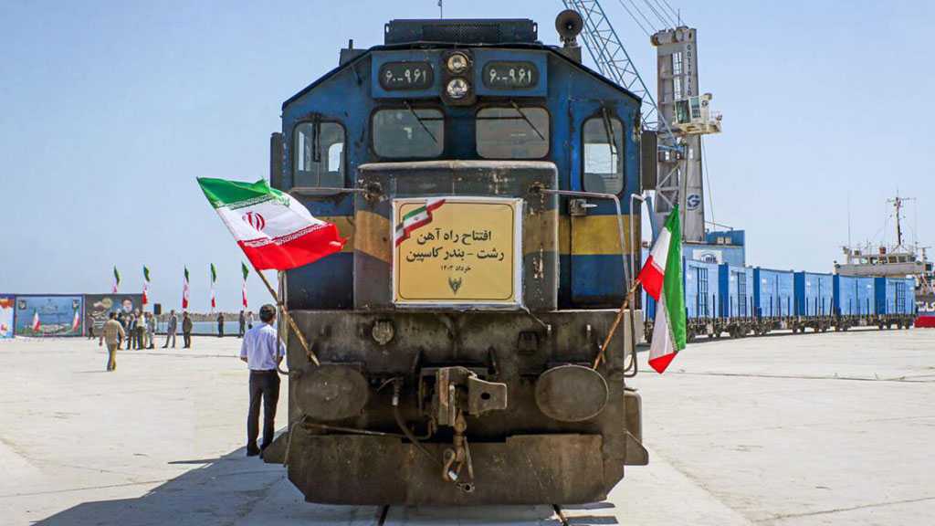 Iranian, Russian, Azerbaijani Officials Inaugurate Rasht-Caspian Railway