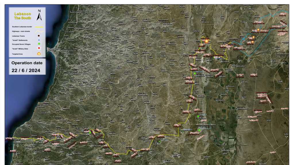 Operations of the Islamic Resistance on Saturday, June 22, 2024