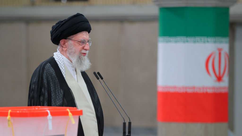 Imam Khamenei Hails Iranians Brilliant Job, Greets President-Elect