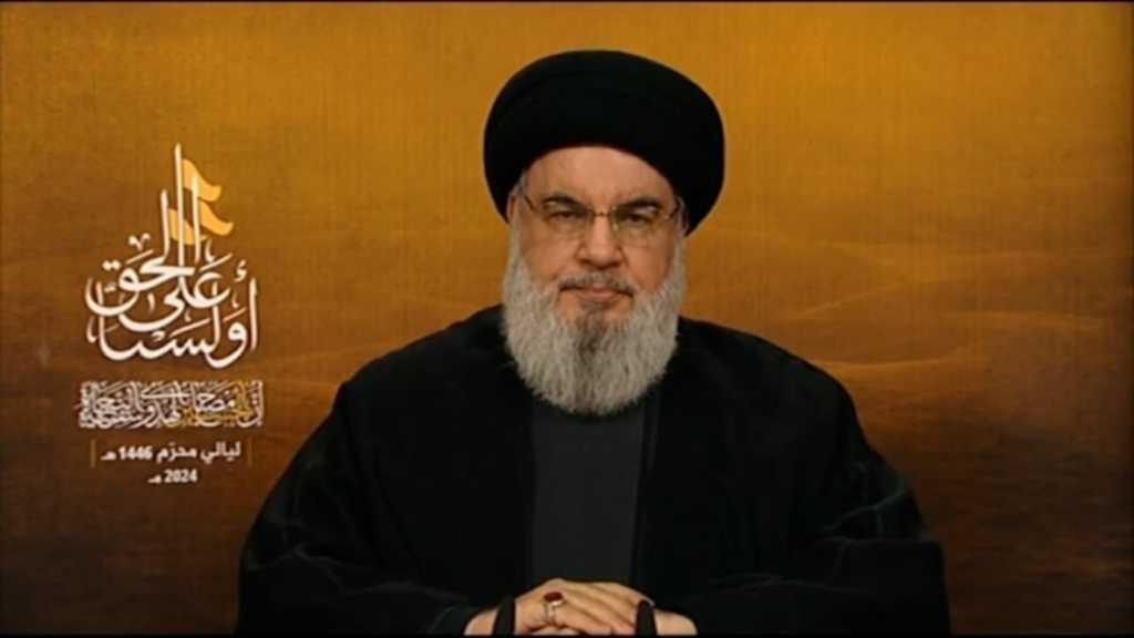 Sayyed Nasrallah: Not to Abandon Palestine, Battle Open to All Possibilities