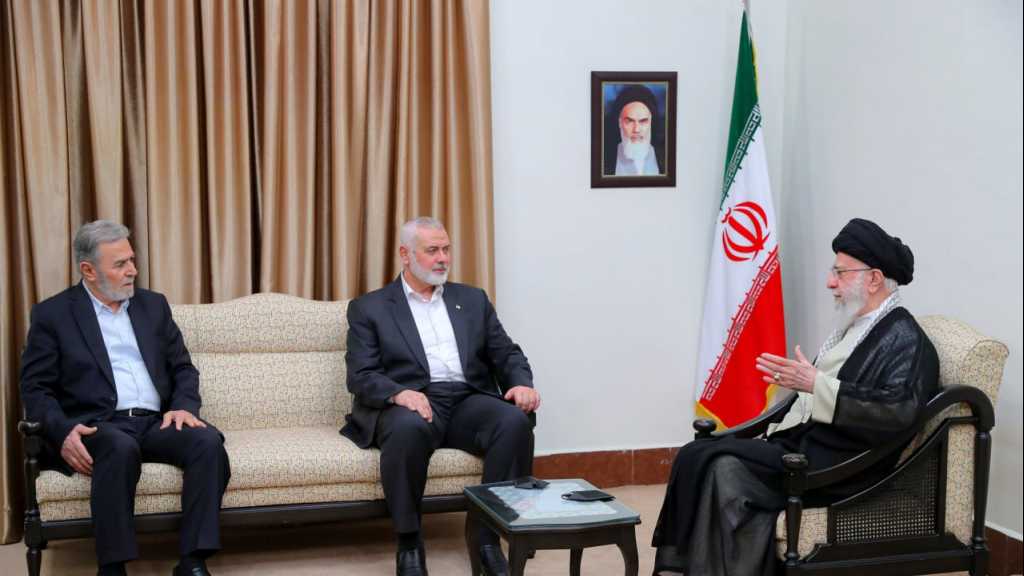 Imam Khamenei Receives Palestinian Resistance Leaders, Int’l Officials 