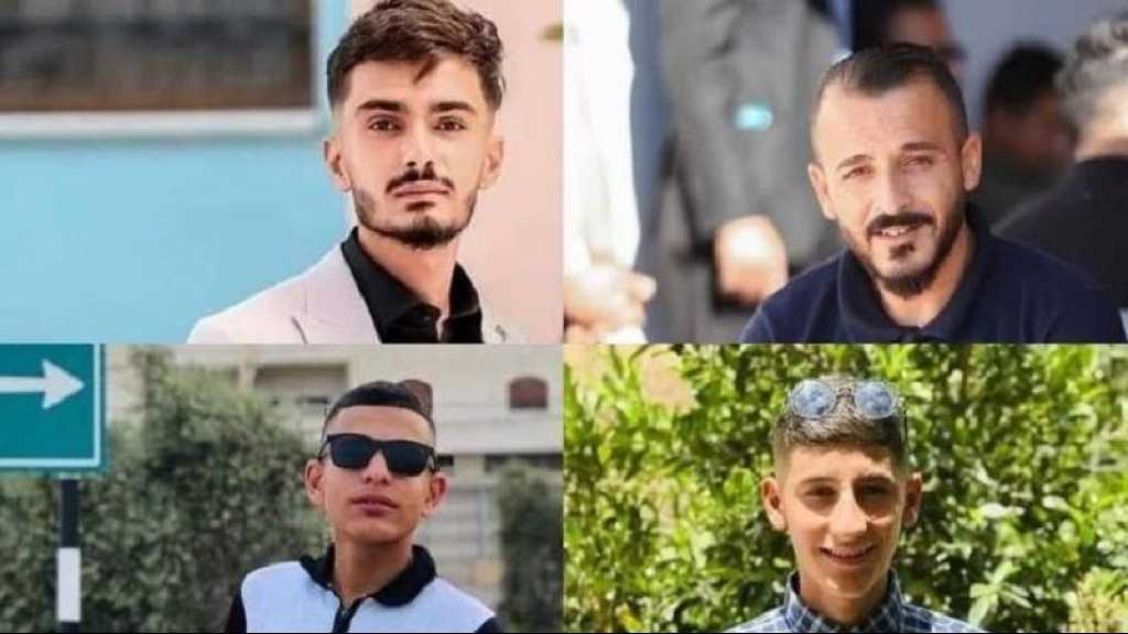 Four Palestinians Martyred in “Israeli” Raid on WB