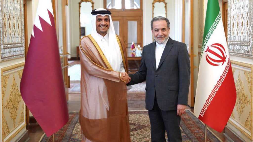 Iran, Qatar’s Foreign Ministers Hold Talks on Key Regional Issues in Tehran