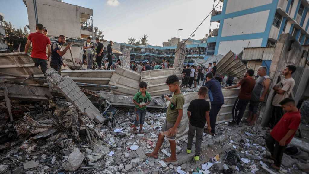 Iran: Gaza Schools, Tents Main Targets of ’Israel’s’ Daily Bombardments