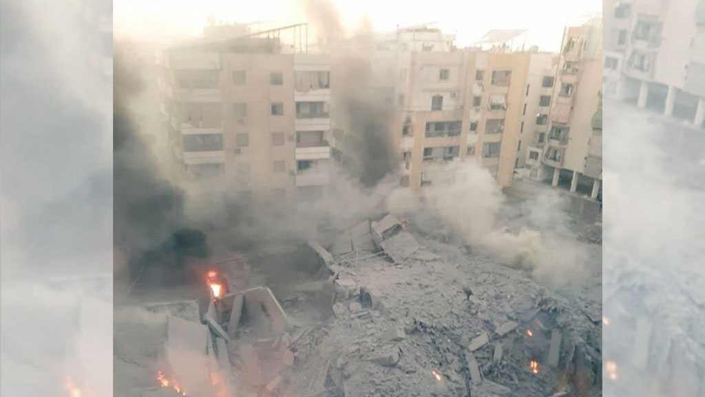 “Israeli” Airstrikes Ravage Beirut’s Southern Suburb amid Escalating Conflict