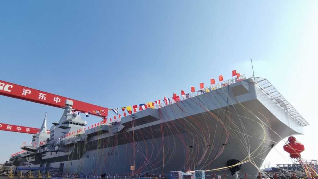 Facing US Military, China Launches New Amphibious Assault Ship