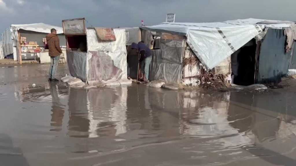 Gaza’s Misery: Rainstorms Flood Displaced Tents, Urgent Pleas to Save Children