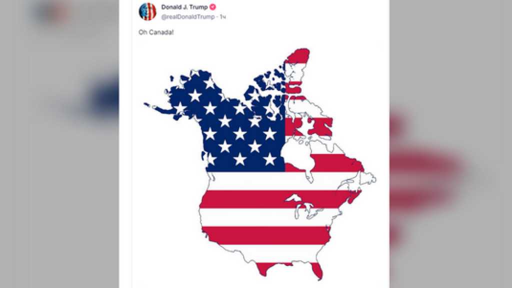 Trump Posts Canada Map As US Territory!