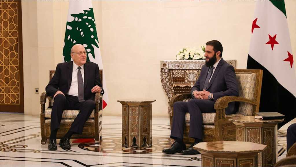 Lebanese PM Mikati Meets al-Sharaa in Damascus, First Visit Since 2010