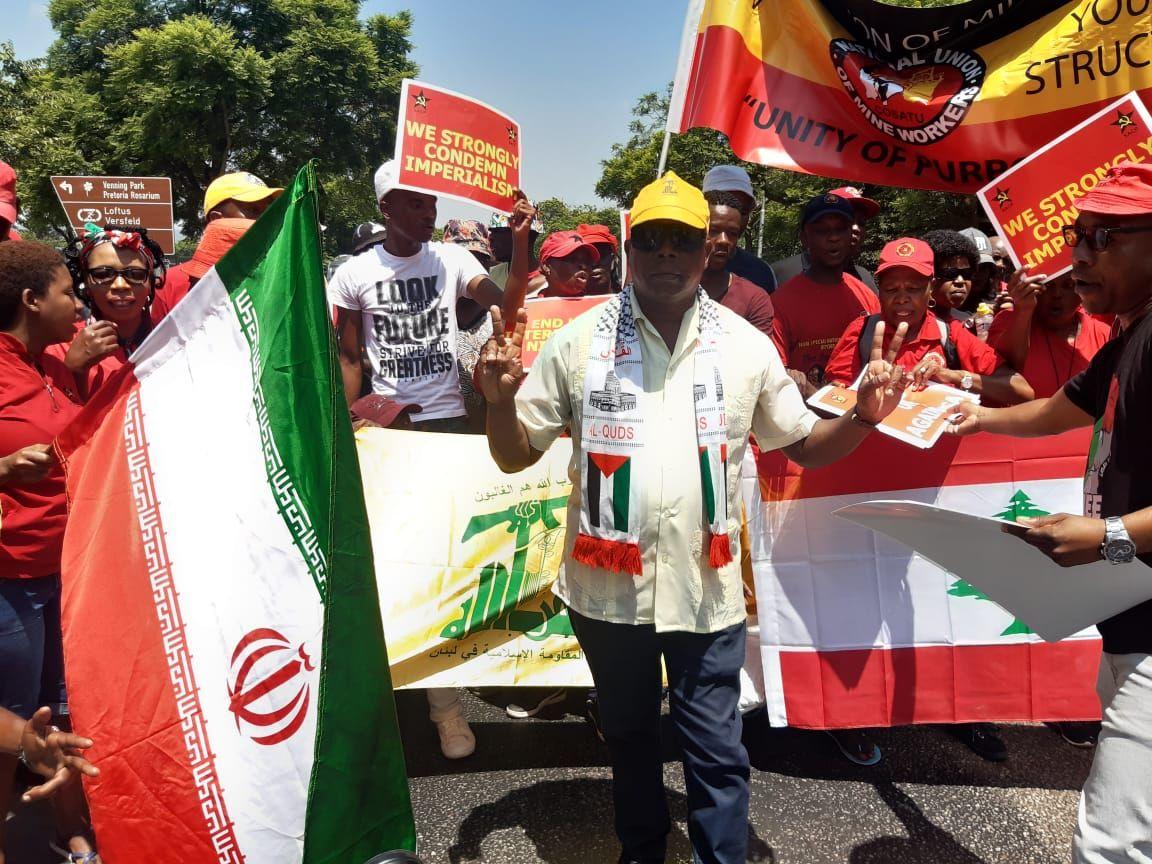 Rally in Front of US Embassy in South Africa against Soleimani’s Assassination